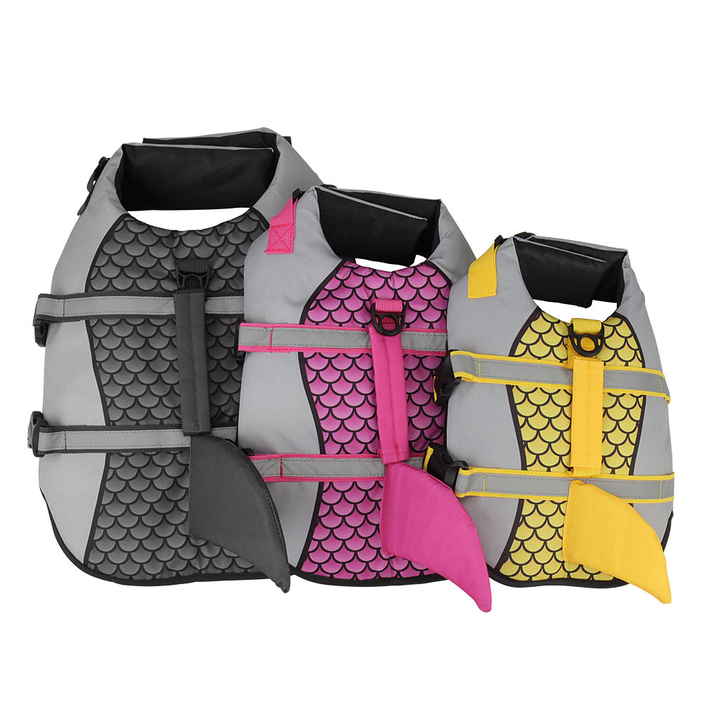 Lightweight dog swimming life vest